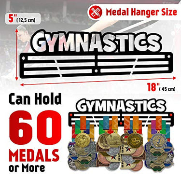 Gymnastics Medal Hanger — Gymnastics Medal Display Rack - Metallic Art